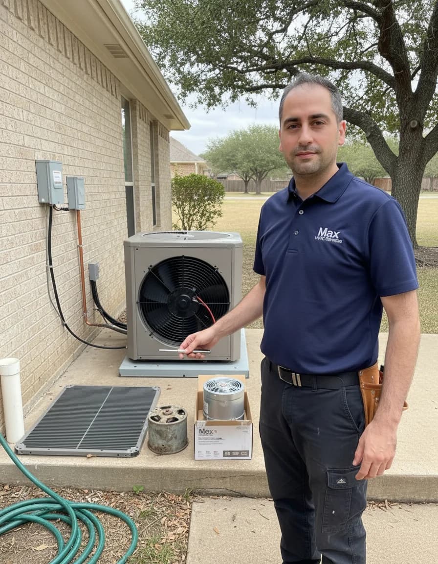 Real Max HVAC repair photo