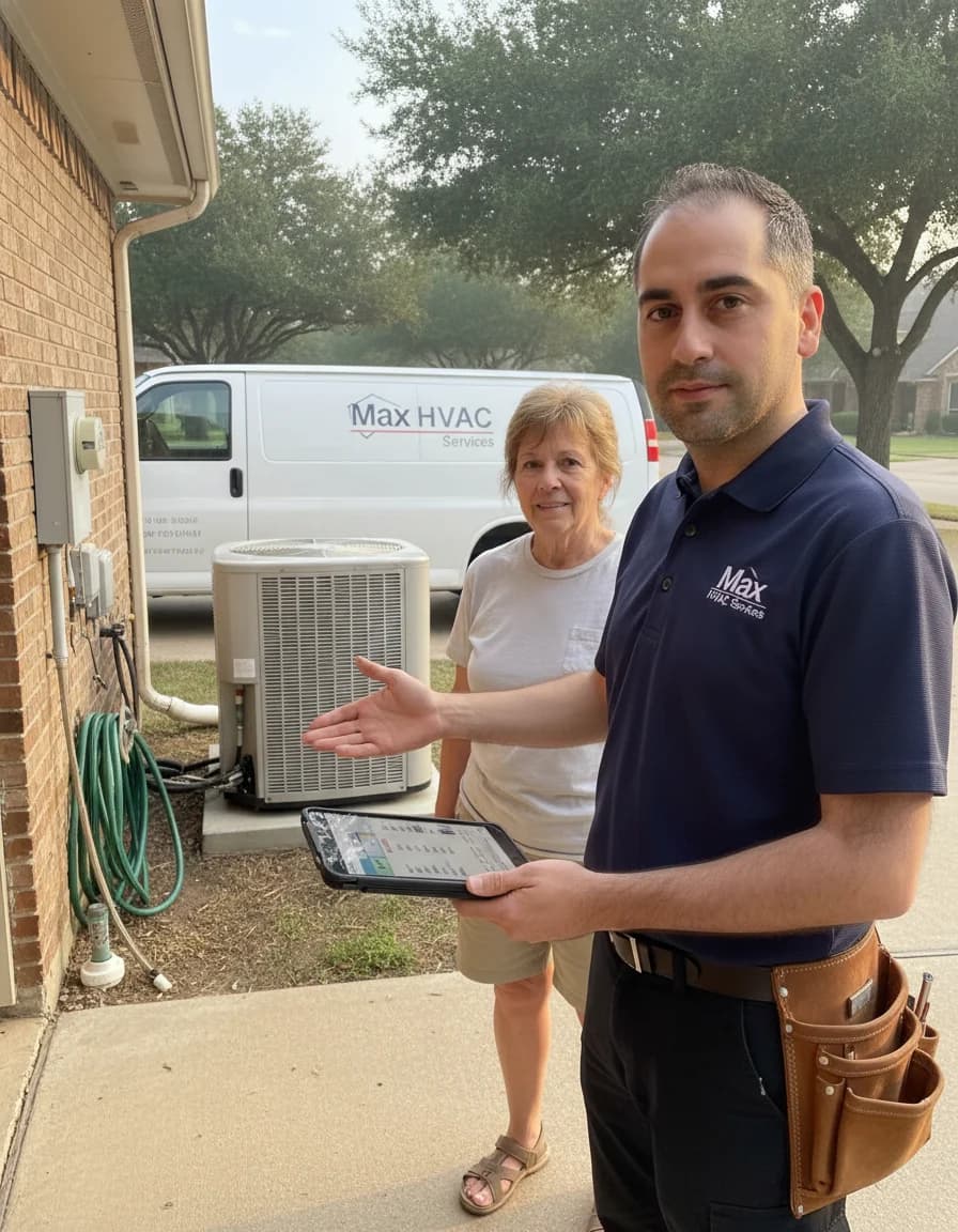 Real Max HVAC repair photo