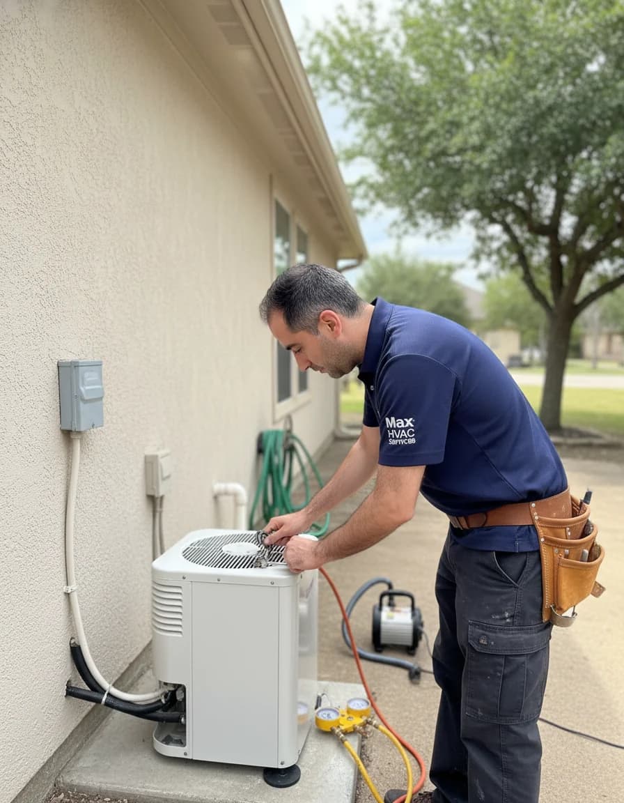 Real Max HVAC repair photo