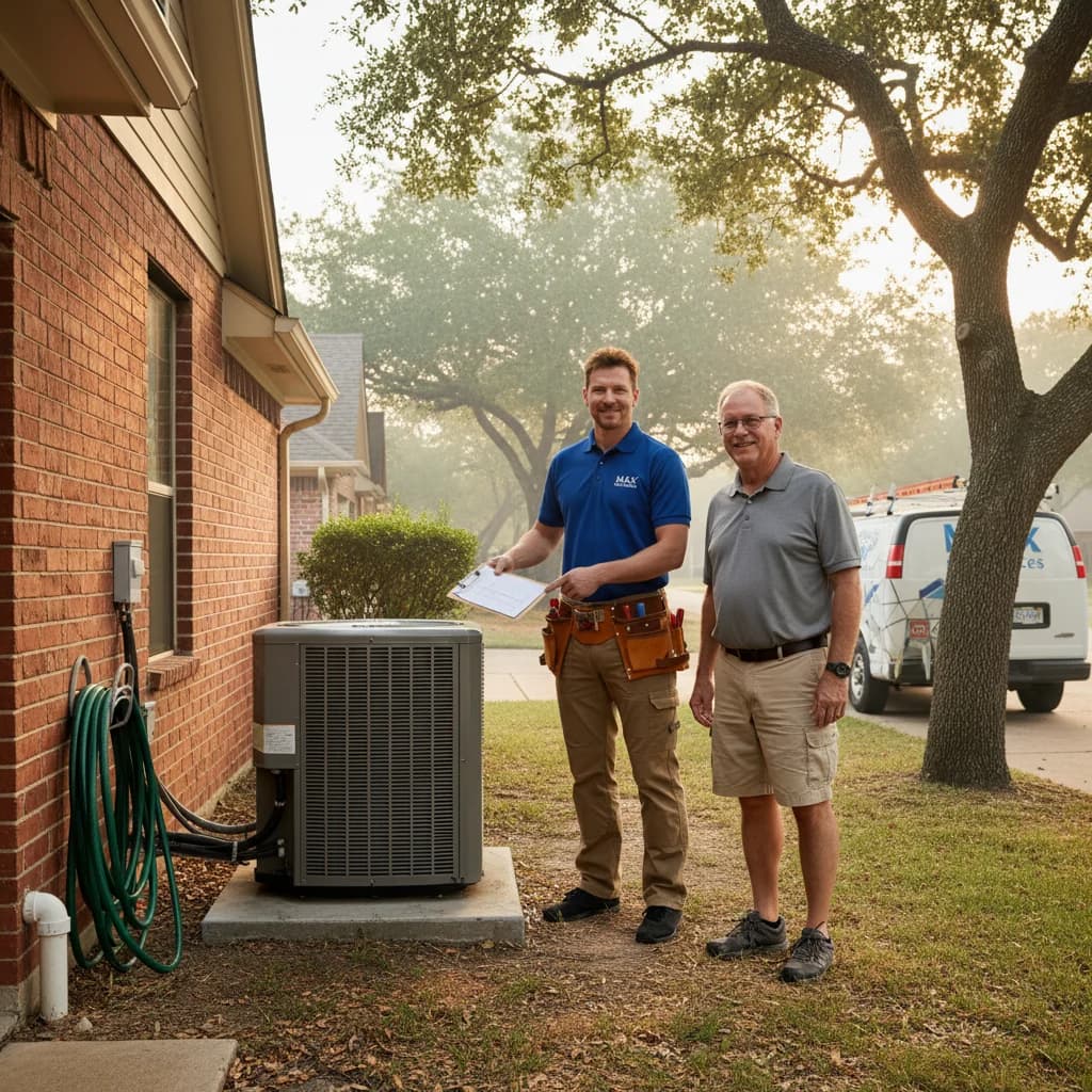 Real Max HVAC repair photo