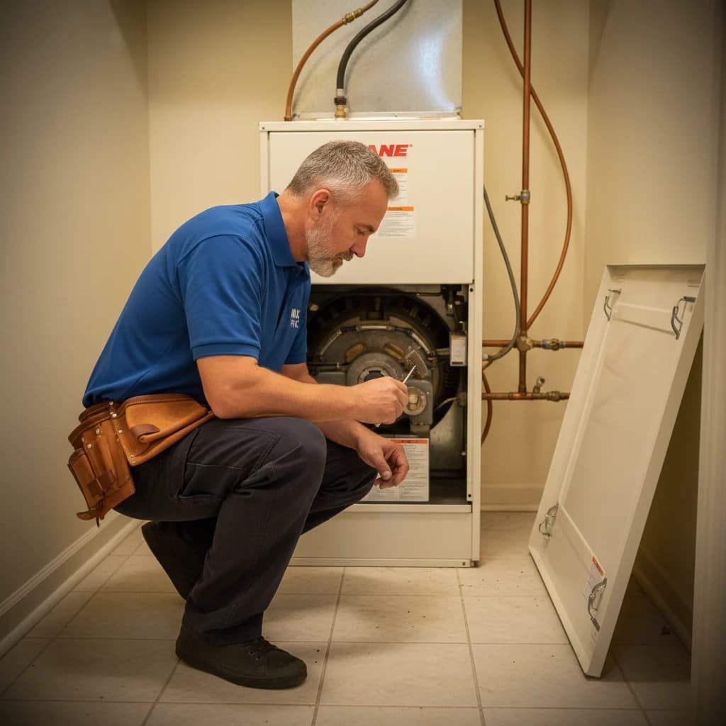 Real Max HVAC repair photo