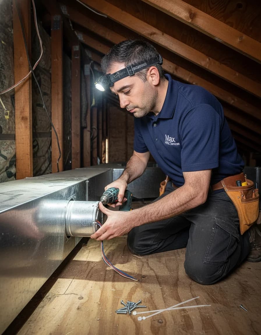Real Max HVAC repair photo